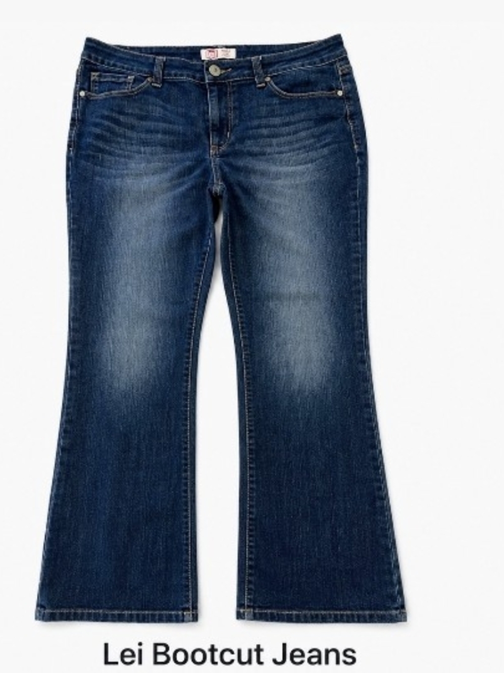 Y2K Lei Women’s Bootcut Jeans - Dark Blue